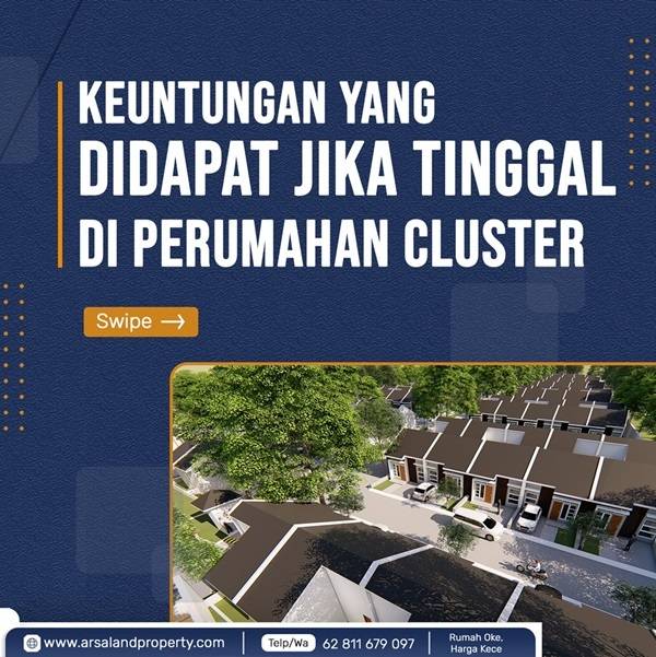 Keuntungan Yang Didapat Jika Tinggal Di Perumahan Cluster