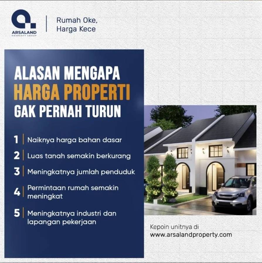 Mengapa harga properti tidak pernah turun