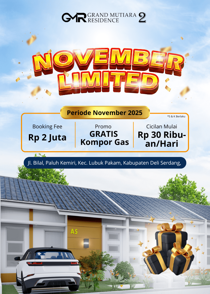 PROMO RUMAH SUBSIDI LUBUK PAKAM