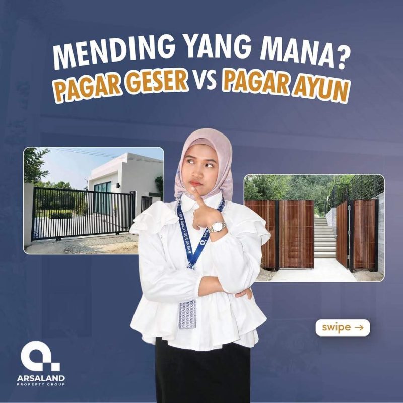 Perbandingan Pagar Geser dengan Pagar Ayun