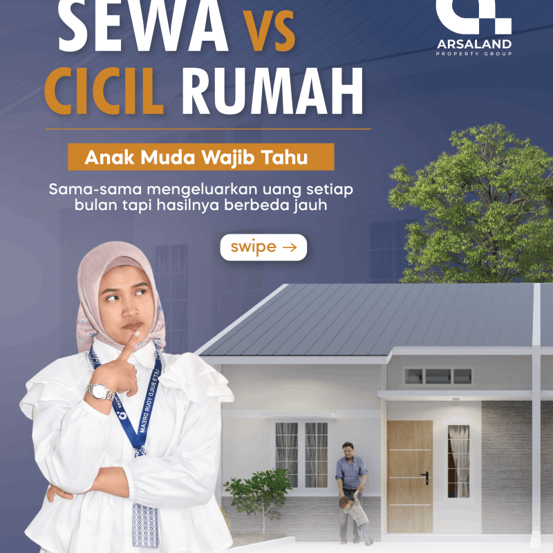 sewa atau cicil rumah